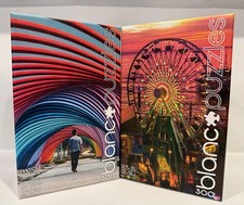 2x LOT Buffalo Blanc 300 Piece Puzzle KUALA L...
