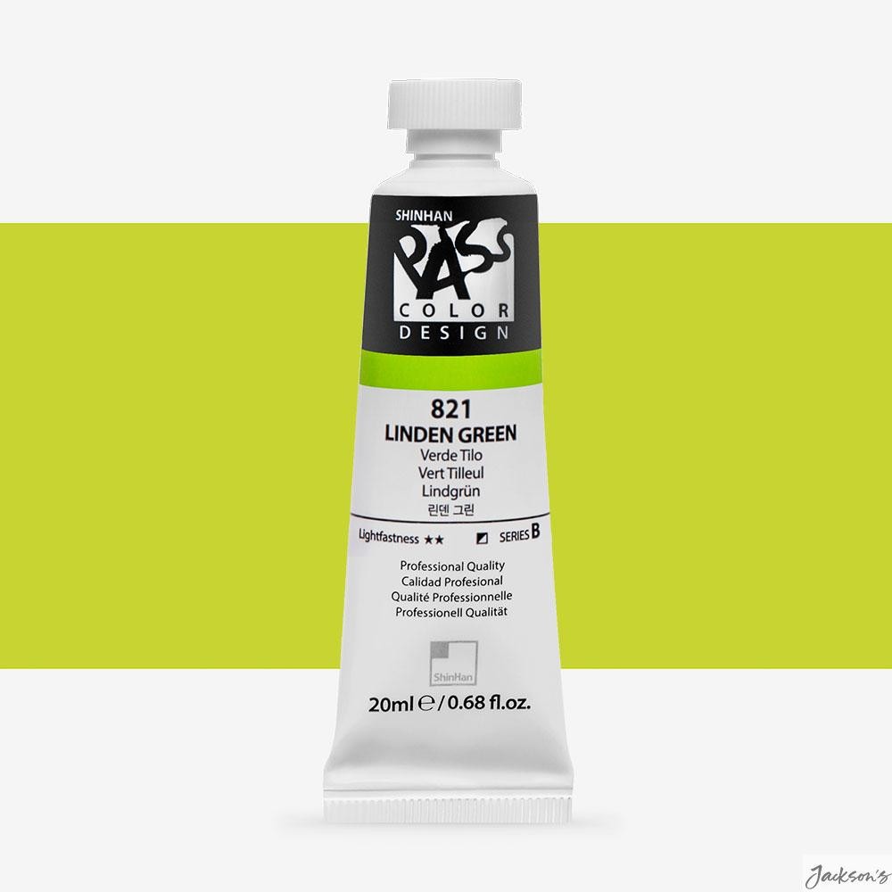 ShinHan Pass Watercolour Gouache Hybrid Paint 20ml Linden Green Tube