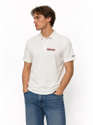 Prada Milano White Vintage Polo Shirt Size XXL