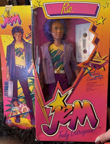 RIO Hasbro Jem and the Holograms Doll. Vintage 1980’s - Picture 3 of 6