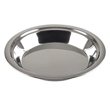 9-Inch Stainless Steel Pie Pan Pie, Tart & Quiche Pans