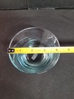 6 Vintage Libbey Glass Saturn Optic Aqua Ice Blue Ripple Sherbet Bowls EUC HTF — photo 7