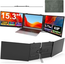 Laptop Screen Extender, Ultra-Thin 15.3"FHD 1200P 16:10 Portable Monitor for Lap
