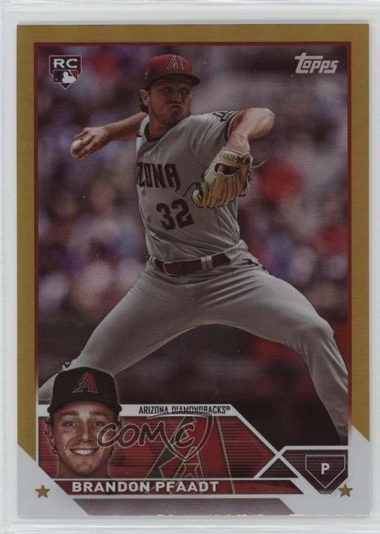 2023 Topps Update Gold Foil Brandon Pfaadt #US6 0a3