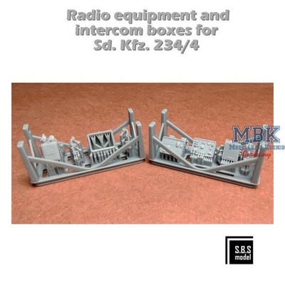 SBS Model SBS-3D036 Radio Equipment +intercom boxes for Sd.Kfz 234/4
