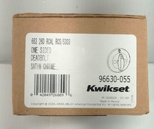 1 NEW KWIKSET 96630-055 SINGLE-SIDED DEADBOLT NIB MAKE OFFER
