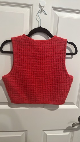 Sandro Gravelle Tweed Vest NWT - Picture 4 of 5