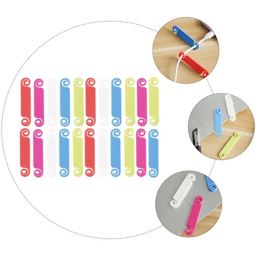 50 Pcs Wire Identification Colored Labels for Wires Cable Management Tags Cord - 第 3/12 張圖片