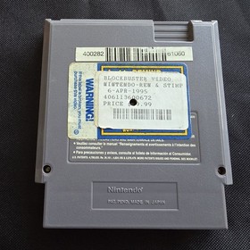 The Ren and Stimpy Show: Buckeroos! (Nintendo NES) Game Cart Tested - Authentic