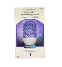 NEW Gemmy LED Northern Sky Diamond Sparkle Christmas Multicolor Edison Bulb