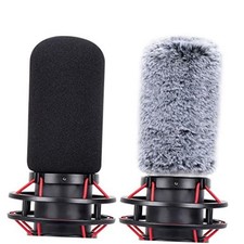 Mic Cover Kit for HyperX QuadCast/QuadCast S   Foam  Furry Windscreen Set