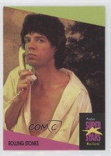 1991 Pro Set Super Star MusiCards UK Mick Jagger #116 0jk3