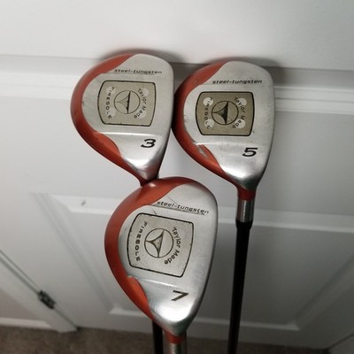 Taylormade Firesole Woods Set of 3 5 7 Graphite Bubble Shaft RH Mens 3W 5W 7W