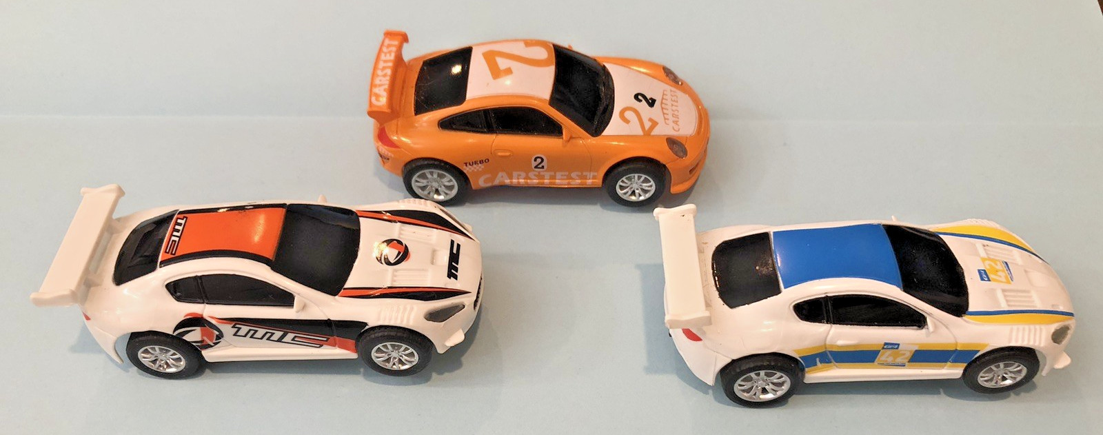 (3) AGM Analog Slot Cars - Maserati, Racers - HO Scale