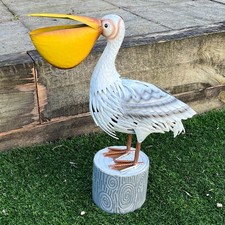 Garden Ornaments and Statues Large Pelican Animal Bird Sculpture Outdoor Gift