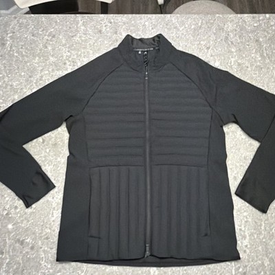 Adidas Hybrid Puffer Jacket Mens M Blk Frost Guard Golf