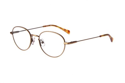 Editor Eyewear Antique Gold NICK Eyeglasses 48/19/140