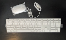 New Apple Aluminum Wired Keyboard A1243  Apple Mouse A1152 Wired Combo - NIB
