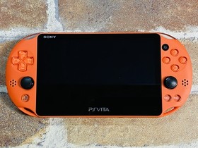 PS Vita PCH 2000 ZA24 NEON ORANGE SONY PlayStation Japan Charger 8GB Ex DDP