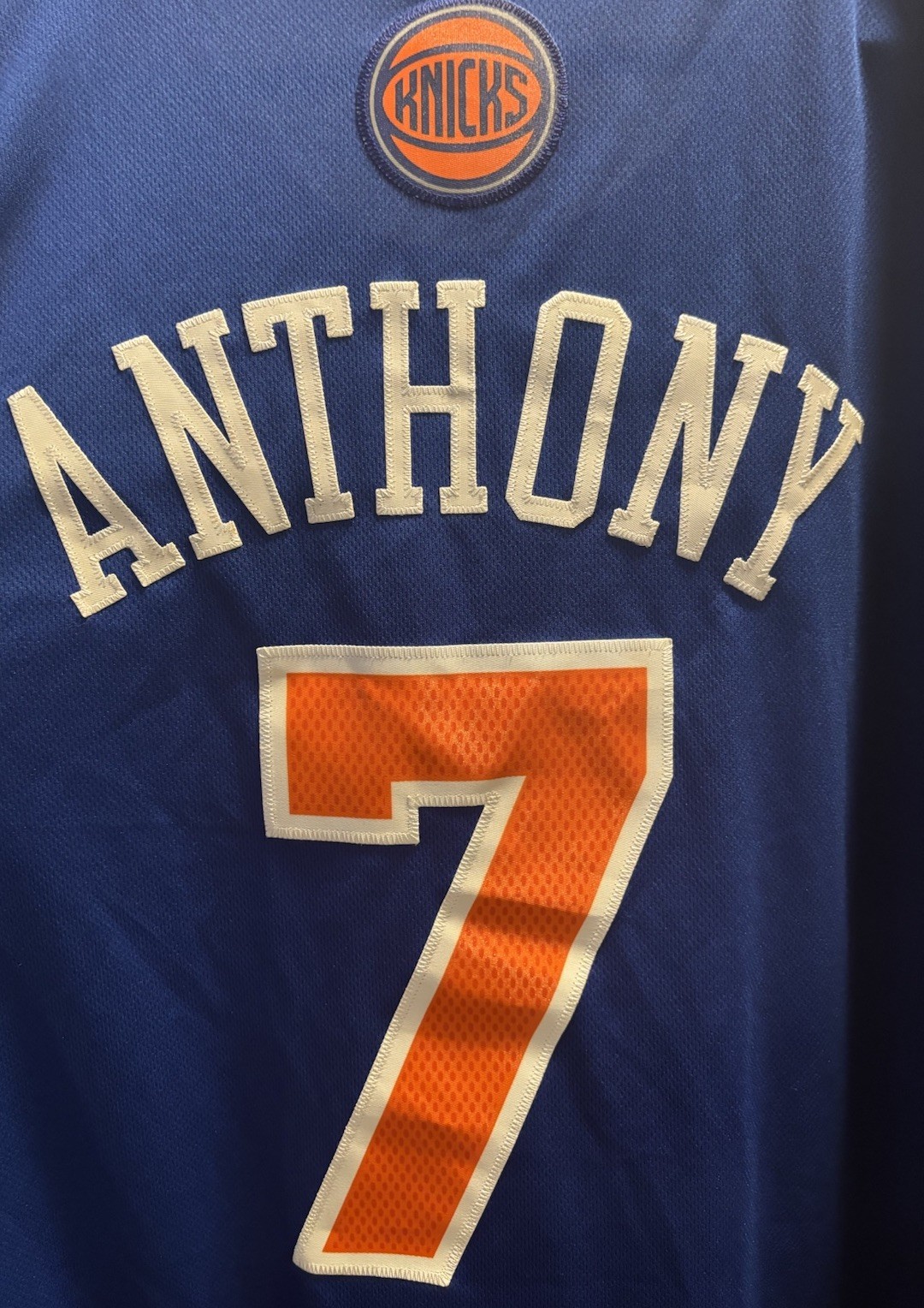 Carmelo Anthony New York Knicks NBA Jersey Men XL Adidas New NWT #7 2013  Vtg HWC, image size:1080x1528