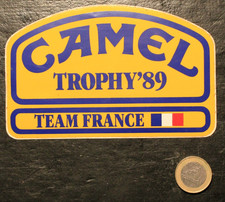 Autocollant / Sticker CAMEL Trophy 89