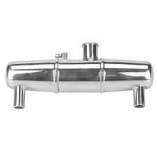 18001P Upgrade Aluminum Alloy Dual Exhaust Joint Tubing For HPI Savage 4.6/5.9