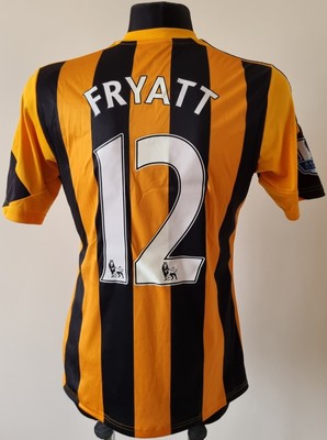 Hull City 2013 - 2014 Home football Adidas shirt #12 FRYATT size Medium