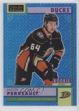 2022 O-Pee-Chee Platinum Retro Rookies Blue Traxx 129/199 Jacob Perreault 09wc