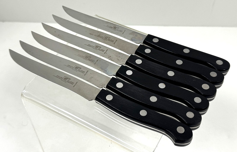 Zwilling J.A. Henckels NO STAIN ROSTFREI Holland – Vintage Stainless 6 Knives