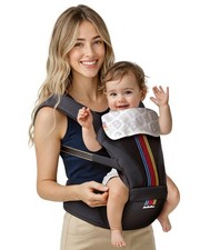 Baby Carrier with Hip Seat, 2-in-1 Ergonomic Newborn to Carrier up to 44 lbs,...