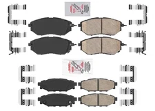 Front & Rear Ceramic Brake Pads Set Fits Subaru WRX 2015-2021 No Eye Sight Model