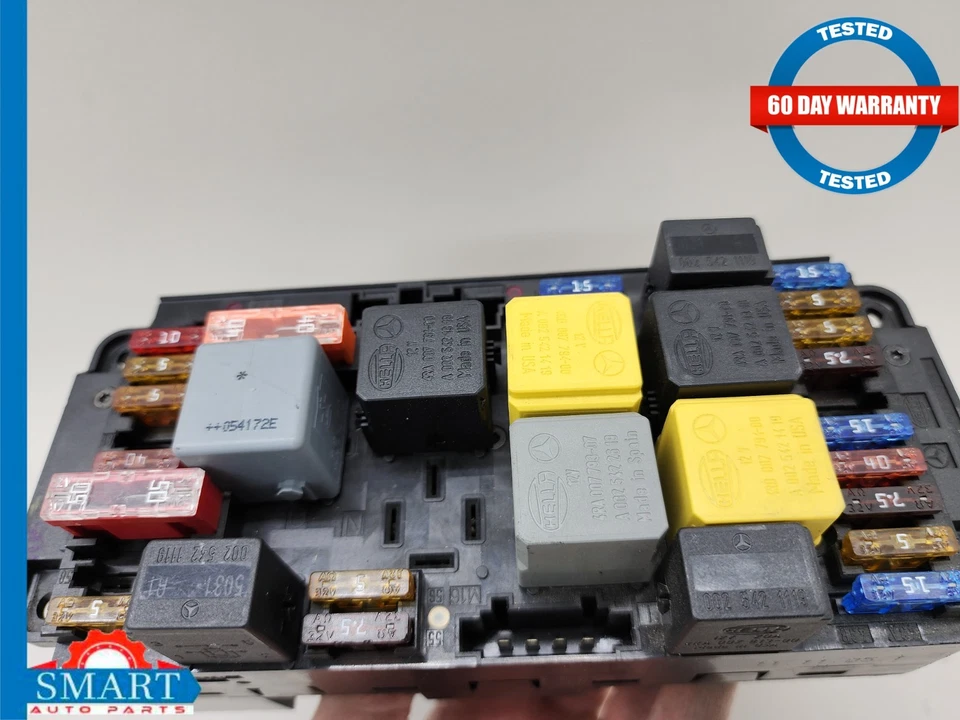 Mercedes R171 SLK280 SLK350 SLK55 AMG módulo dianteiro SAM relé caixa de fusíveis 05-11 fabricante de equipamento original - Imagem 3 de 4