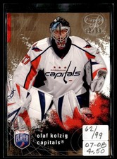 2007-08 Upper Deck Be a Player Olaf Kolzig /99 Washington Capitals #196
