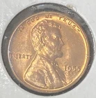 1955 S Lincoln Wheat Penny One Cent Red BU Nice Coin