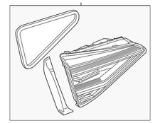 Genuine Volkswagen Backup Lamp Assembly 561-9...