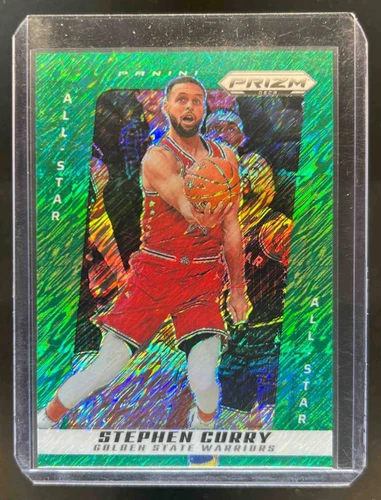 2024-25 Prizm Deca Stephen Curry Green Shimmer Prizm FOTL #/12