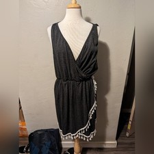 Wrap dress with Tassels