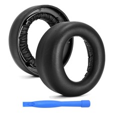 Replacement Ear Pads for Sony PS5 Pulse 3D Wireless Headset  - Memory Foam Black
