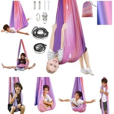 Sensory Swing, Indoor Outdoor Sensory Swing for Kids Adults, Double Layer...