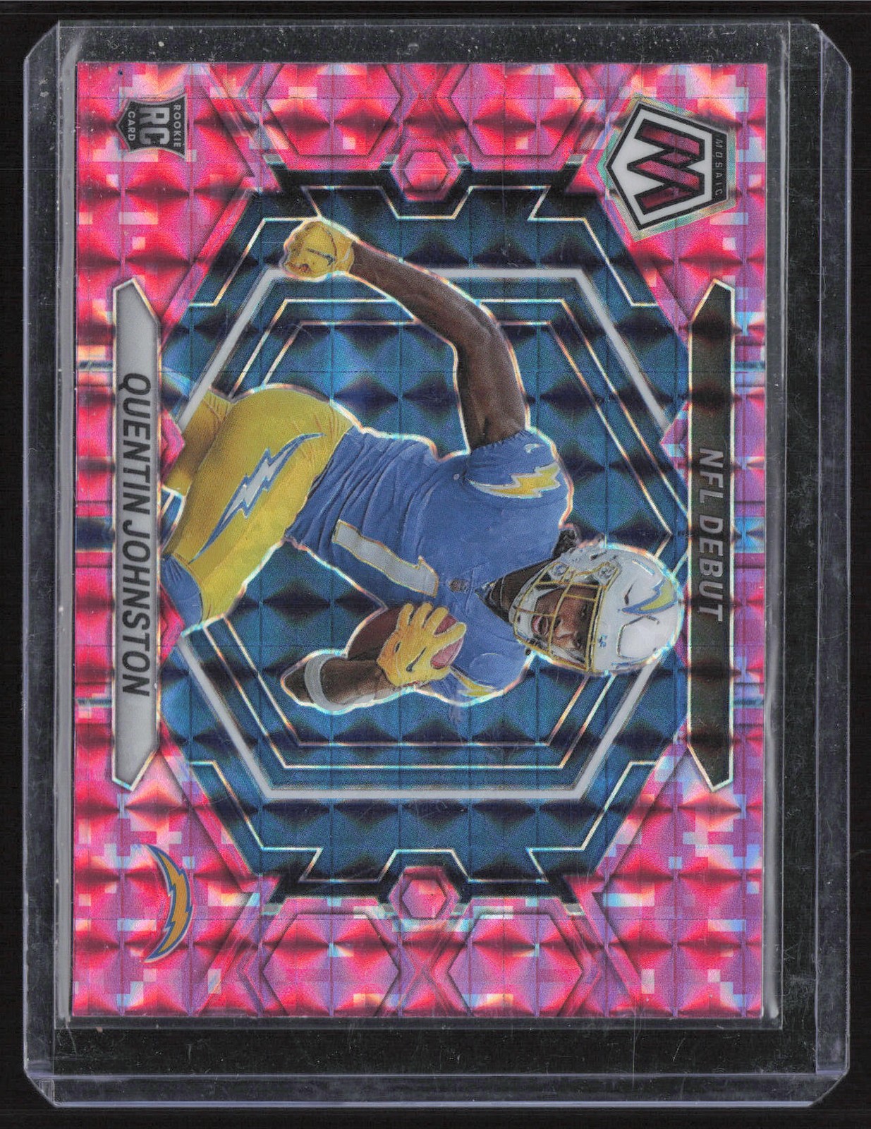 Quentin Johnston 2023 Panini Mosaic Camo Pink Mosaic #ND-16