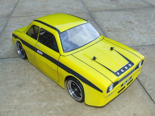 Ford Mark1 Escort body decals 1:10 Kamtec Tamiya Lexan