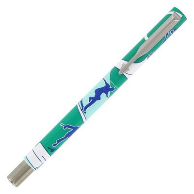 Parker Vector Rollerball Pen  Skate & Stainless Steel   New 
