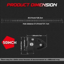 7"14"20"26"32"38"44"50" LED Light Bar DRL Spot Flood for UTV ATV Truck UTE Boat