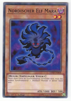 Yu-GI-OH Nordischer Elf Mara Common LEHD-DEB08 NEU!