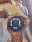 Labenz Hand Carved Horse Bust Clock Hand Painted SCULPTURE Art — photo 9