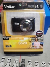 Vivitar Vivicam S529 Black 16.1 Mega Pixels New