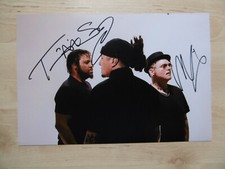 P.O.D. Band autographs signed 20x30 cm picture
