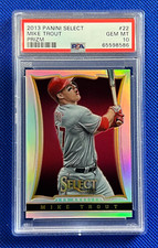 2013 Panini Select Mike Trout Prizm PSA 10 #22 Silver Holo Gem Mint Low Pop Rare