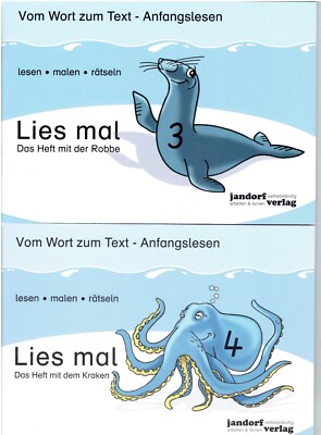 Lies mal Hefte 3 und 4 (Robbe und Krake - Auflage 2015) als Paket