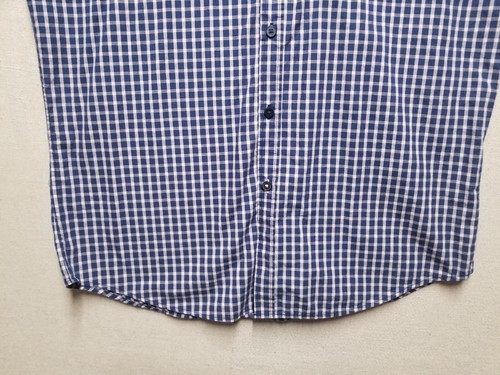 Beverly Hills Polo Club blaues Shirt Herren L kurzarm kariert - Bild 3 von 20